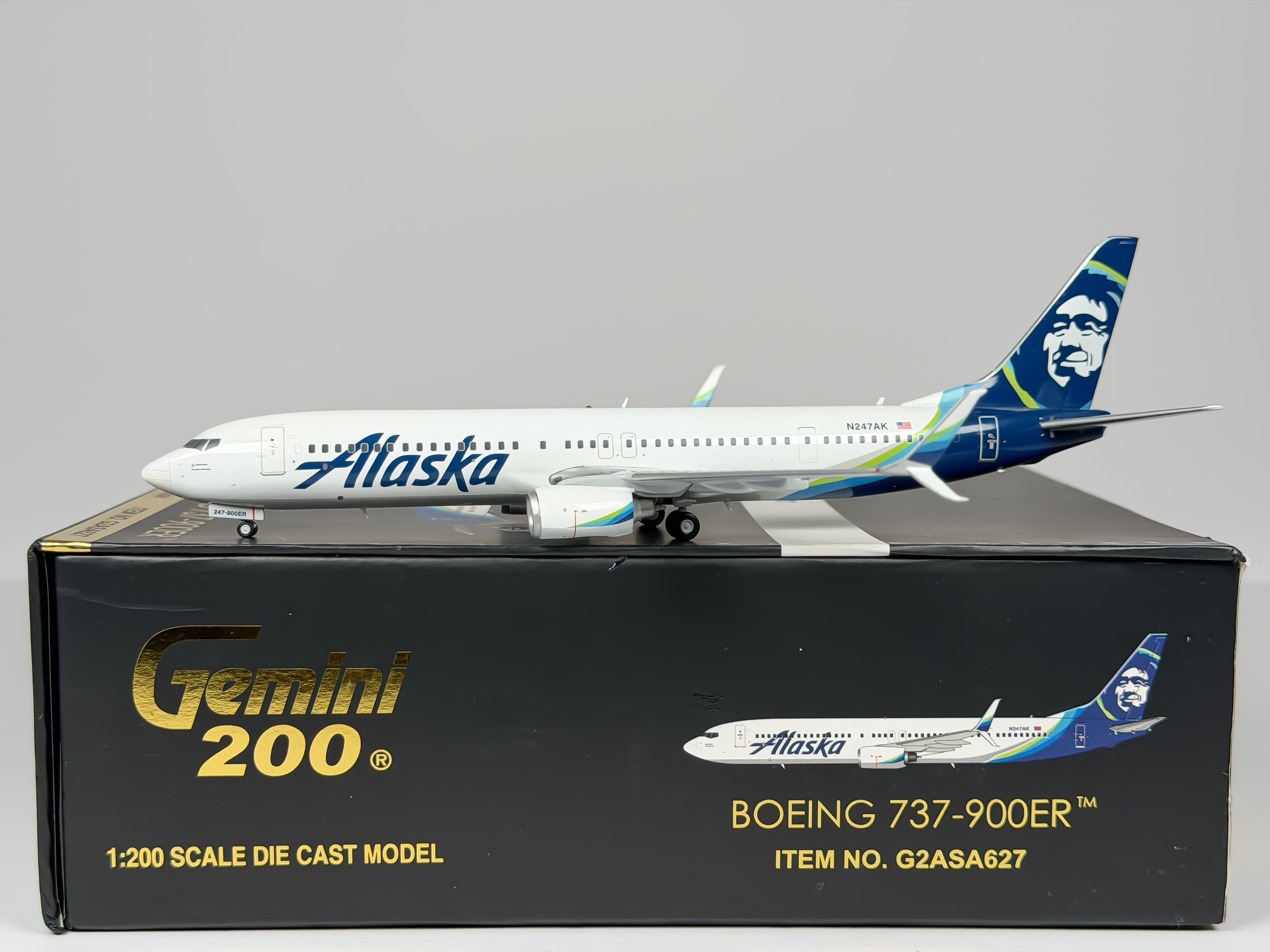 Alaska Airlines Boeing 737-900 1:200 Gemini Jets N247AK (G2ASA627)