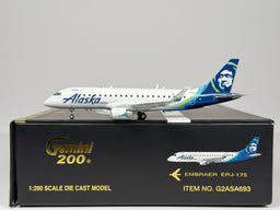 Alaska Airlines Embraer E175 1:200 Gemini Jets N182SY (G2ASA693)