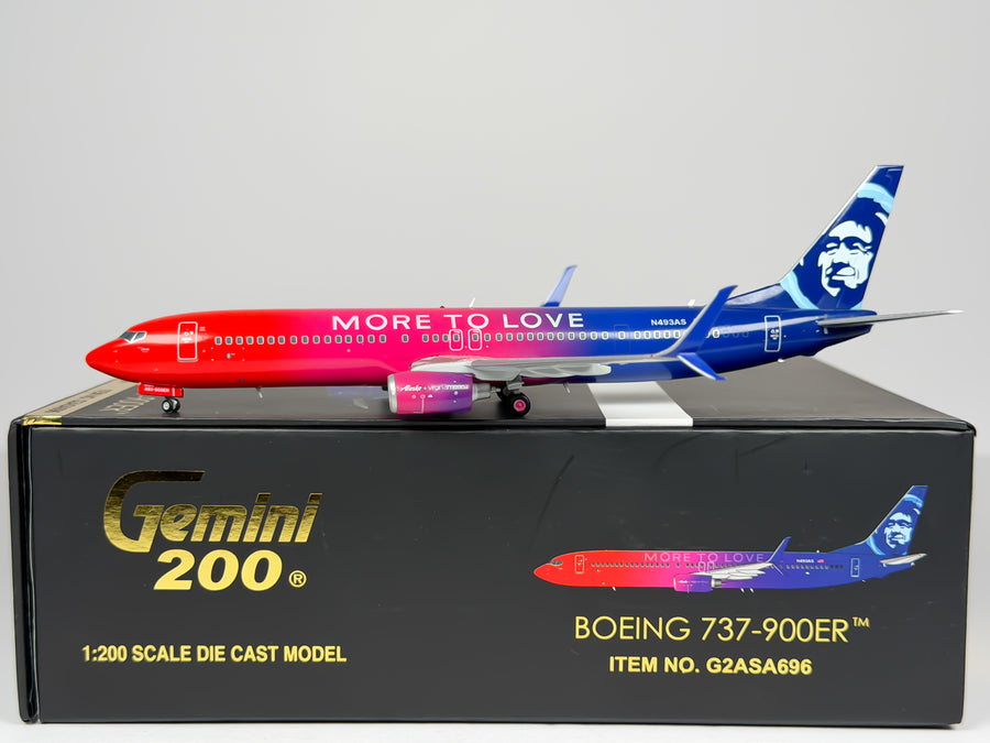Alaska Airlines Boeing 737-900 1:200 Gemini Jets N493AS (G2ASA696)