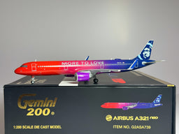 Alaska Airlines Airbus A321neo 1:200 Gemini Jets N927VA (G2ASA739)