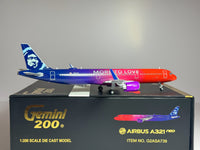 Alaska Airlines Airbus A321neo 1:200 Gemini Jets N927VA (G2ASA739)