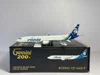 Alaska Airlines Boeing 737 MAX 9 1:200 Gemini Jets N913AK (G2ASA855)