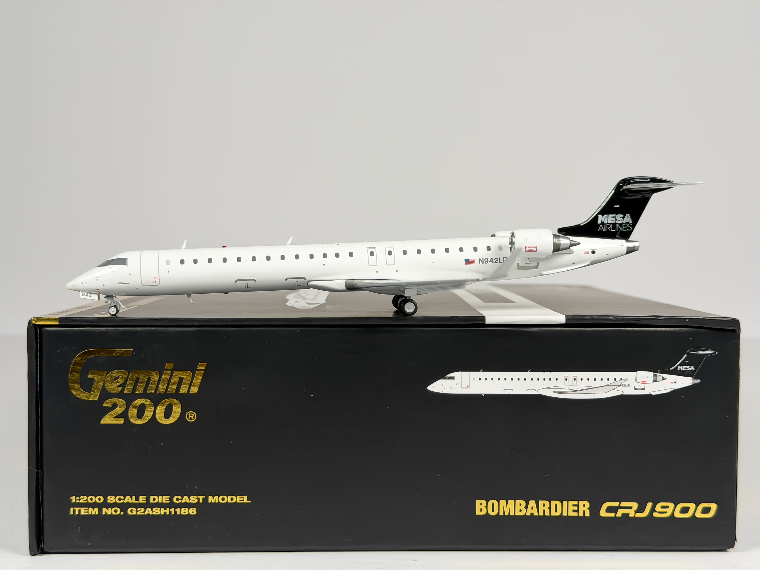 Mesa Airlines Bombardier CRJ900 1:200 Gemini Jets N942LR (G2ASH1186)