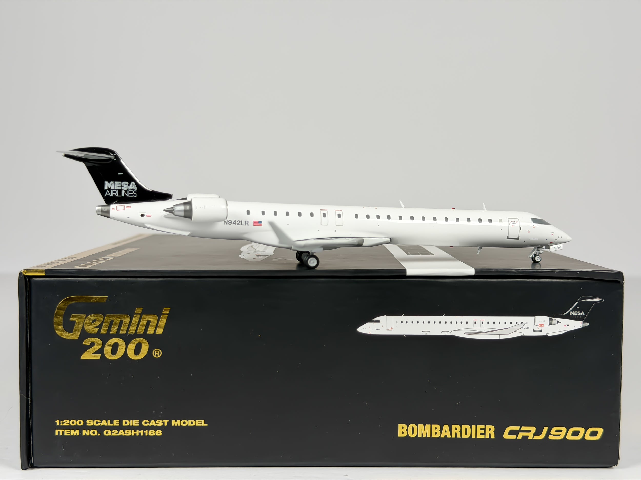Mesa Airlines Bombardier CRJ900 1:200 Gemini Jets N942LR (G2ASH1186)