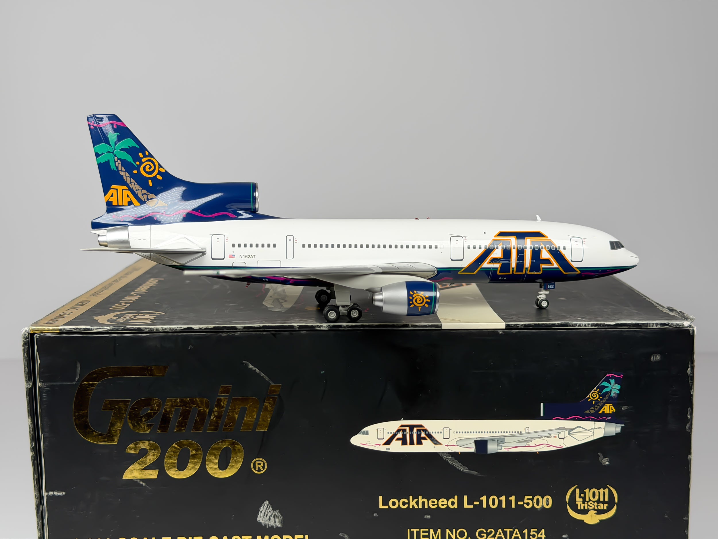 American Trans Air (ATA) Lockheed L-1011 1:200 Gemini Jets N162AT (G2ATA154)