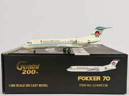 America West Express Fokker 70 1:200 Gemini Jets N528YV (G2AWE238)