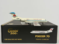 America West Express Fokker 70 1:200 Gemini Jets N528YV (G2AWE238)