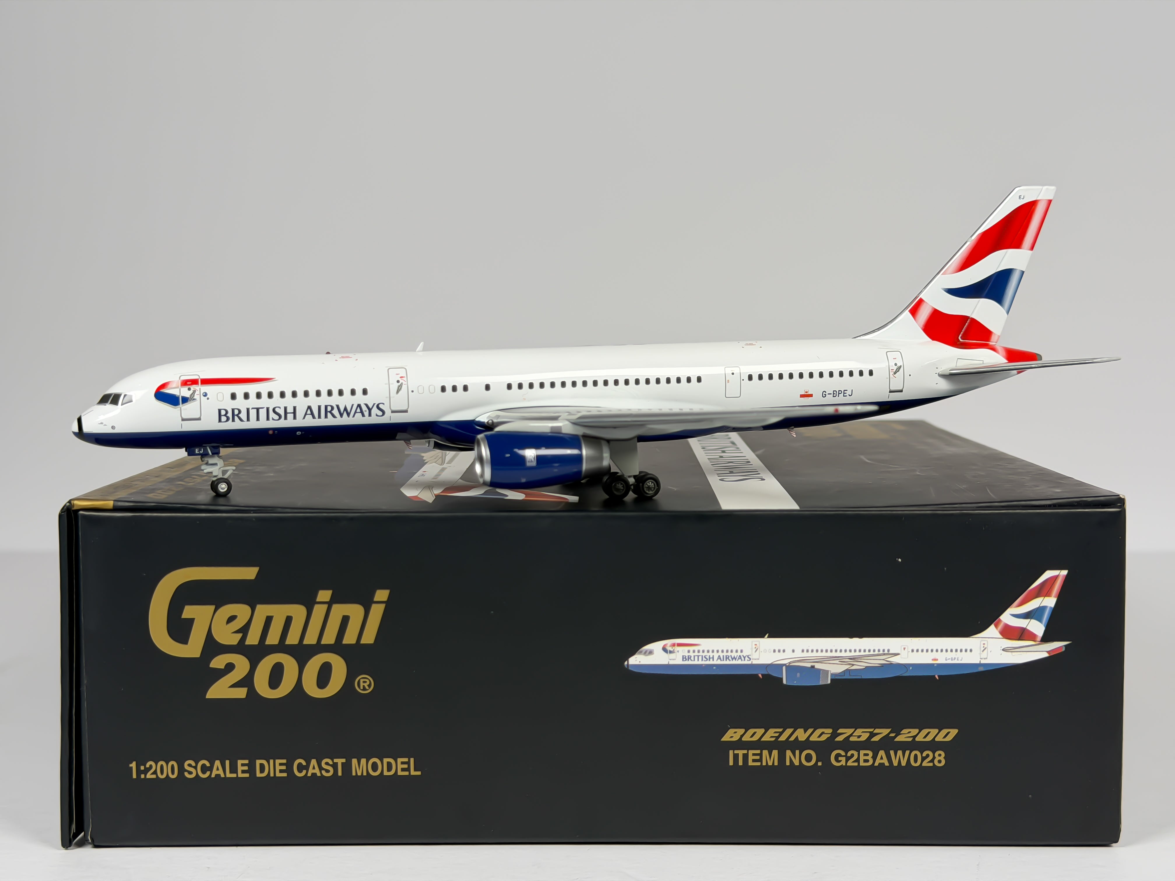 British Airways Boeing 757-200 1:200 Gemini Jets G-BPEJ (G2BAW028)