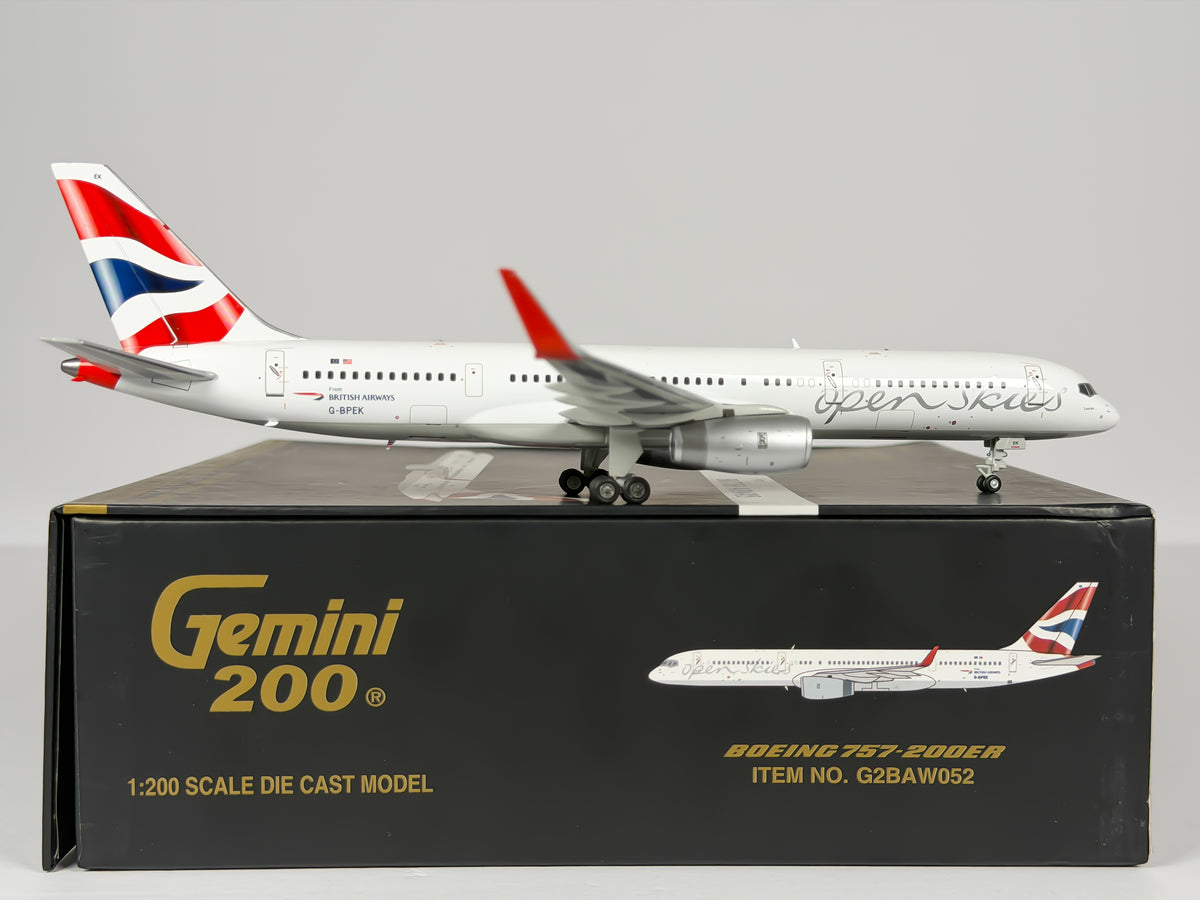 OpenSkies Boeing 757-200 1:200 Gemini Jets G-BPEK (G2BAW052)