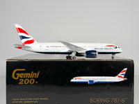 British Airways Boeing 787-8 1:200 Gemini Jets G-ZBJG (G2BAW1120)