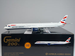 British Airways Airbus A350-1000 1:200 Gemini Jets G-XWBB (G2BAW1124F)