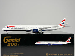British Airways Airbus A350-1000 1:200 Gemini Jets G-XWBB (G2BAW1124)