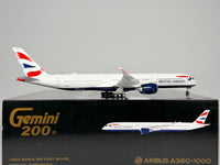 British Airways Airbus A350-1000 1:200 Gemini Jets G-XWBB (G2BAW1124)