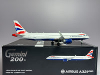 British Airways Airbus A321neo 1:200 Gemini Jets G-NEOR (G2BAW1128)