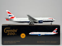 British Airways Boeing 777-200ER 1:200 Gemini Jets G-YMMS (G2BAW1130F)