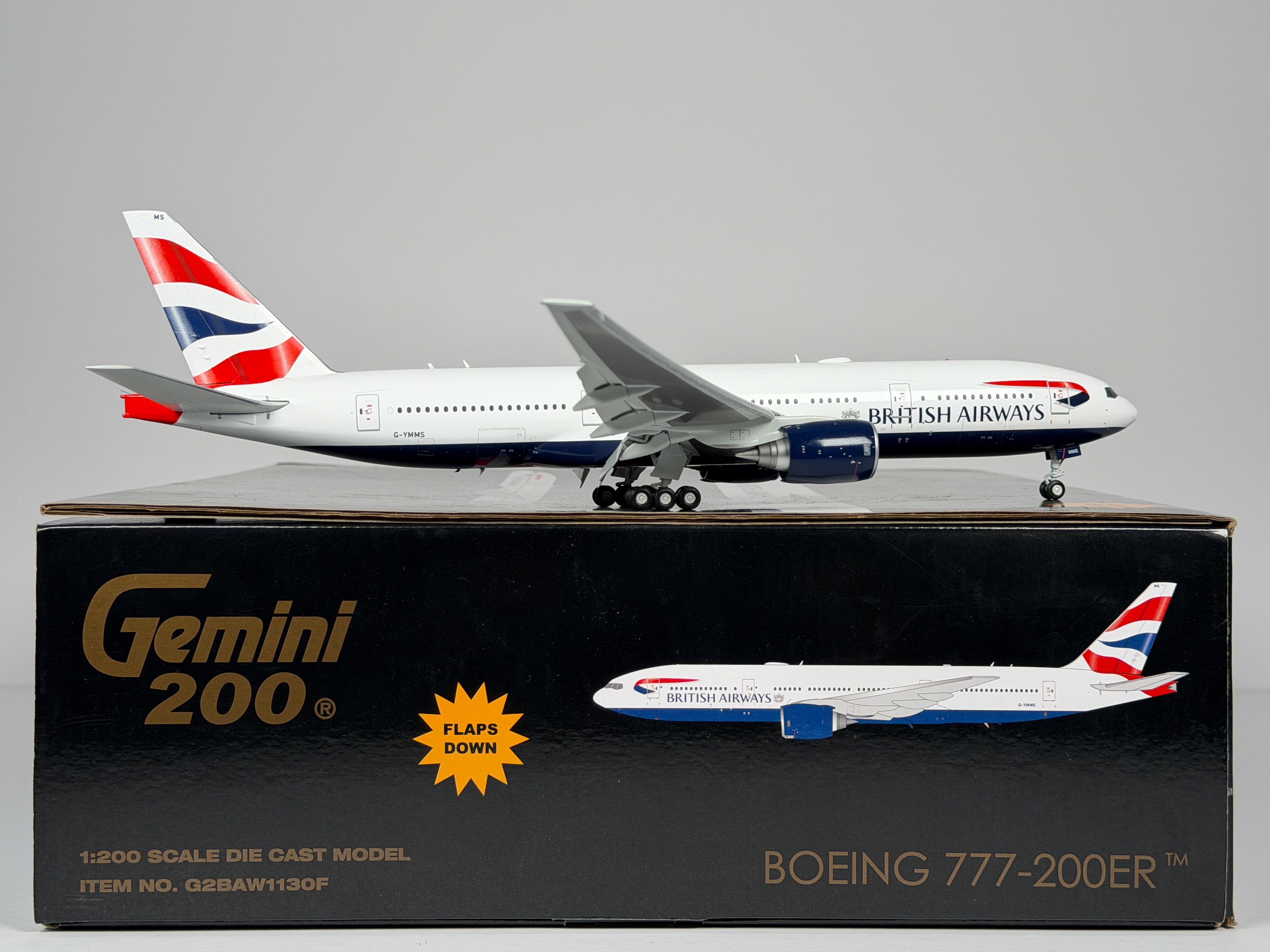 British Airways Boeing 777-200ER 1:200 Gemini Jets G-YMMS (G2BAW1130F)