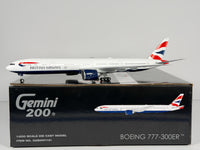 British Airways Boeing 777-300ER 1:200 Gemini Jets G-STBH (G2BAW1131)