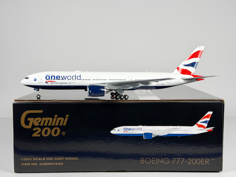 British Airways Boeing 777-200ER 1:200 Gemini Jets G-YMMR (G2BAW1226)