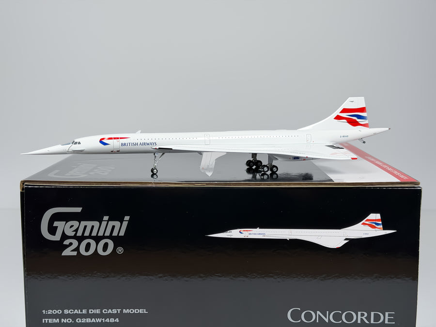 British Airways Aerospatiale/BAC Concorde 1:200 Gemini Jets G-BOAD (G2BAW1464)