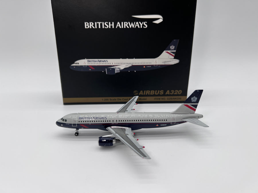 Gemini Jets 1:200 British Airways Airbus A320-100 G-BUSF Landor G2BAW200