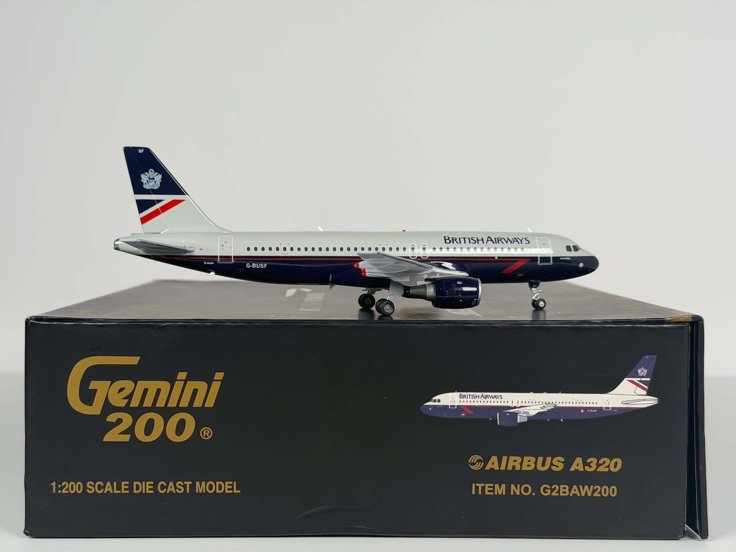 British Airways Airbus A320 1:200 Gemini Jets G-BUSF (G2BAW200)