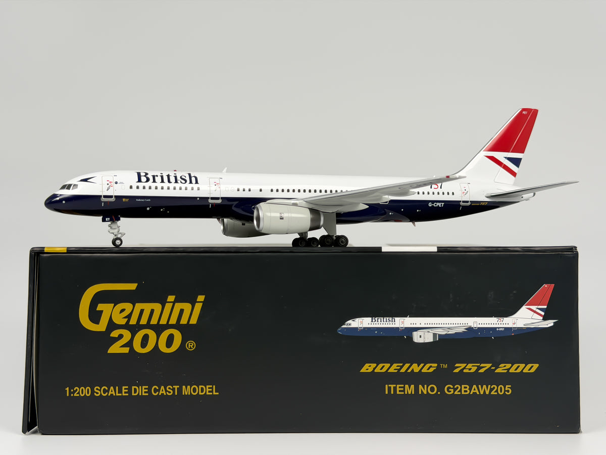 British Airways Boeing 757-200 1:200 Gemini Jets G-CPET (G2BAW205)
