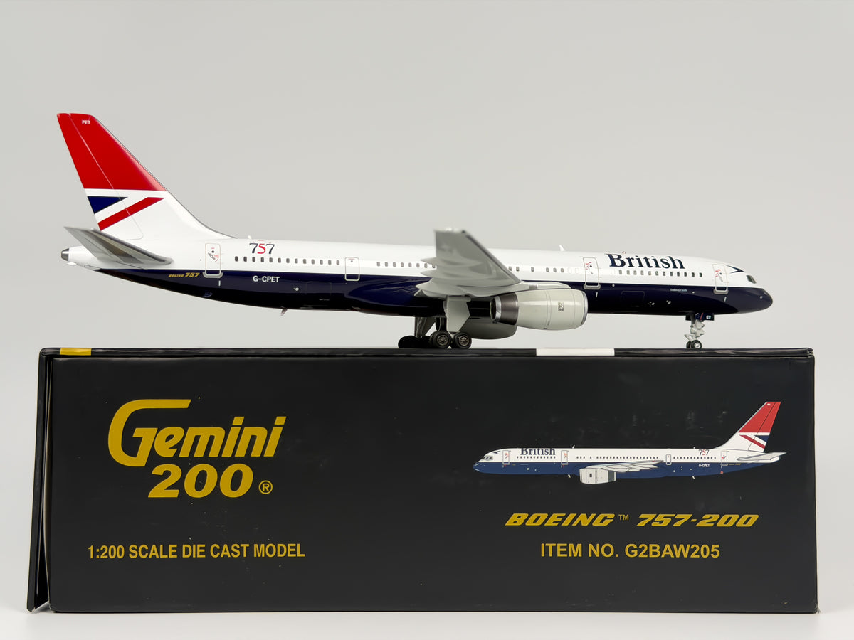 British Airways Boeing 757-200 1:200 Gemini Jets G-CPET (G2BAW205)