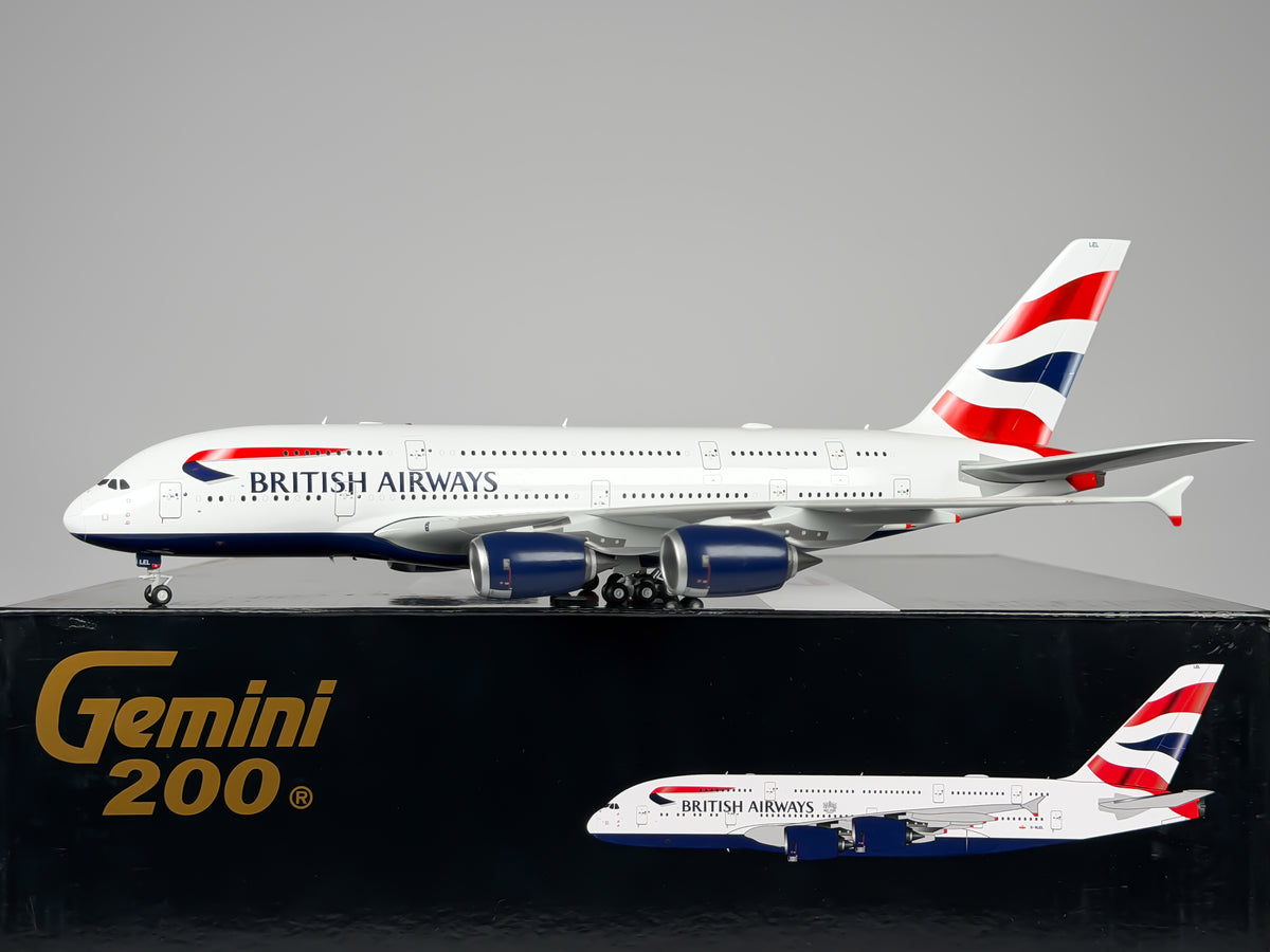 British Airways Airbus A380-800 1:200 Gemini Jets G-XLEB (G2BAW558)