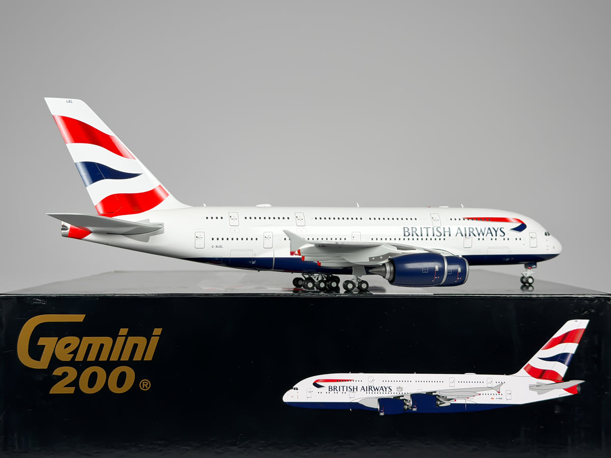 British Airways Airbus A380-800 1:200 Gemini Jets G-XLEB (G2BAW558)