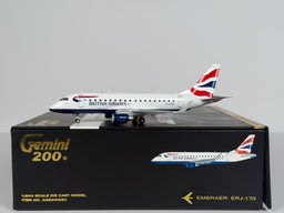British Airways Embraer E170 1:200 Gemini Jets G-LCYG (G2BAW560)