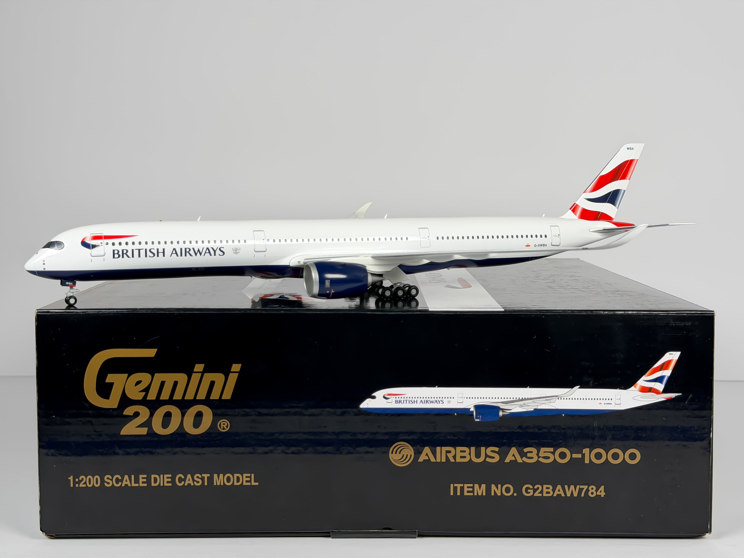British Airways Airbus A350-1000 1:200 Gemini Jets G-XWBA (G2BAW784)