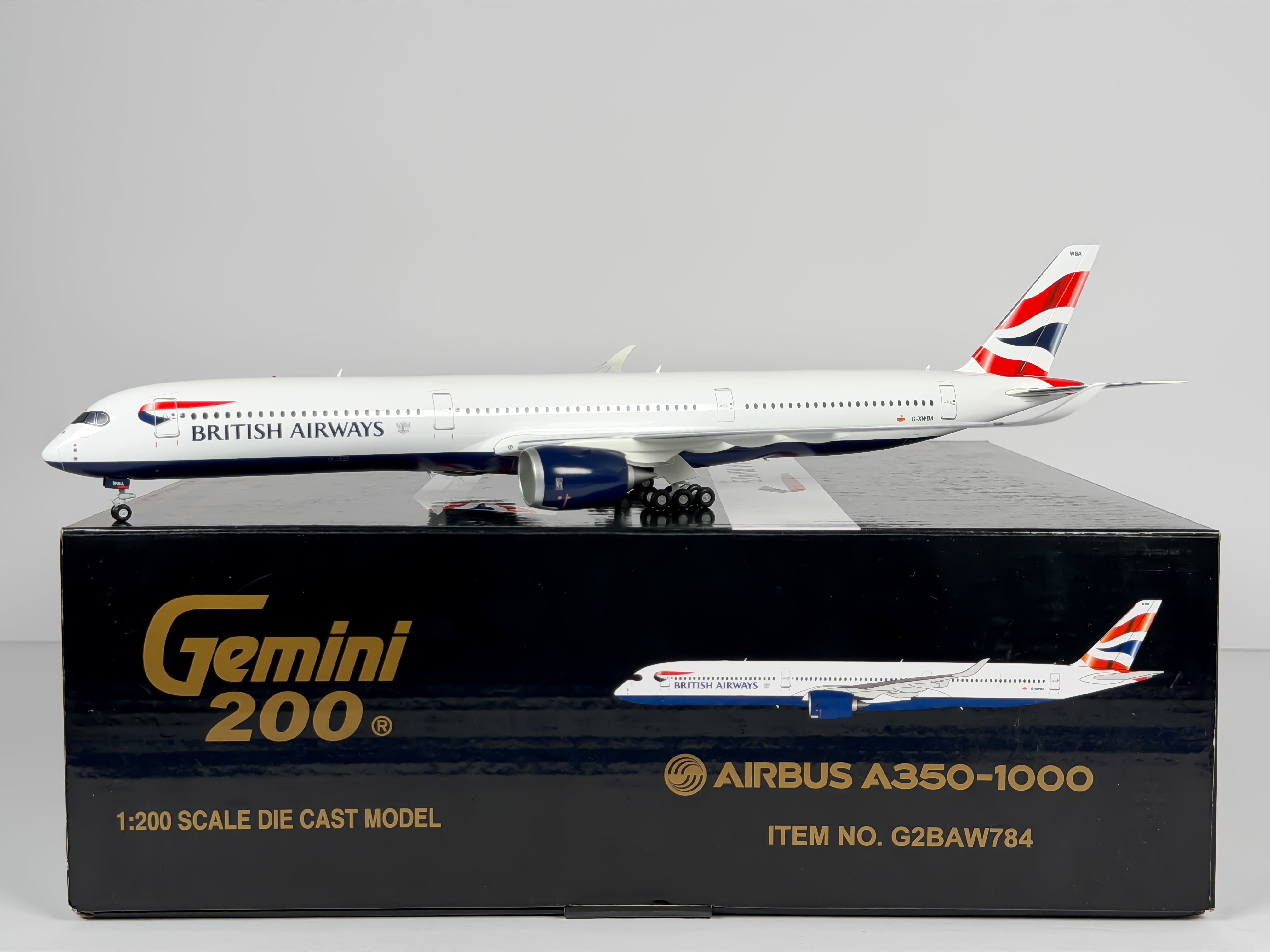 British Airways Airbus A350-1000 1:200 Gemini Jets G-XWBA (G2BAW784)