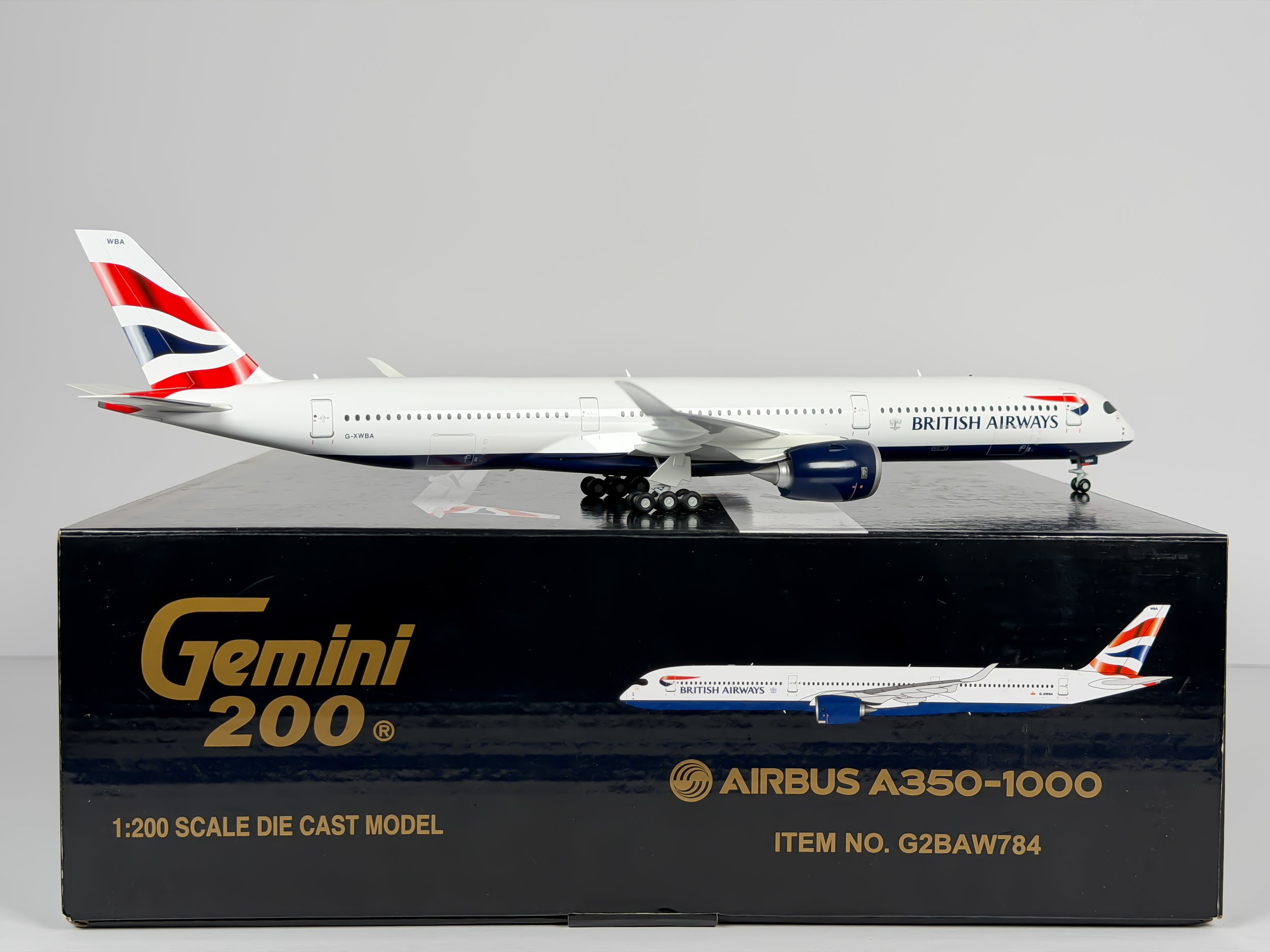 British Airways Airbus A350-1000 1:200 Gemini Jets G-XWBA (G2BAW784)