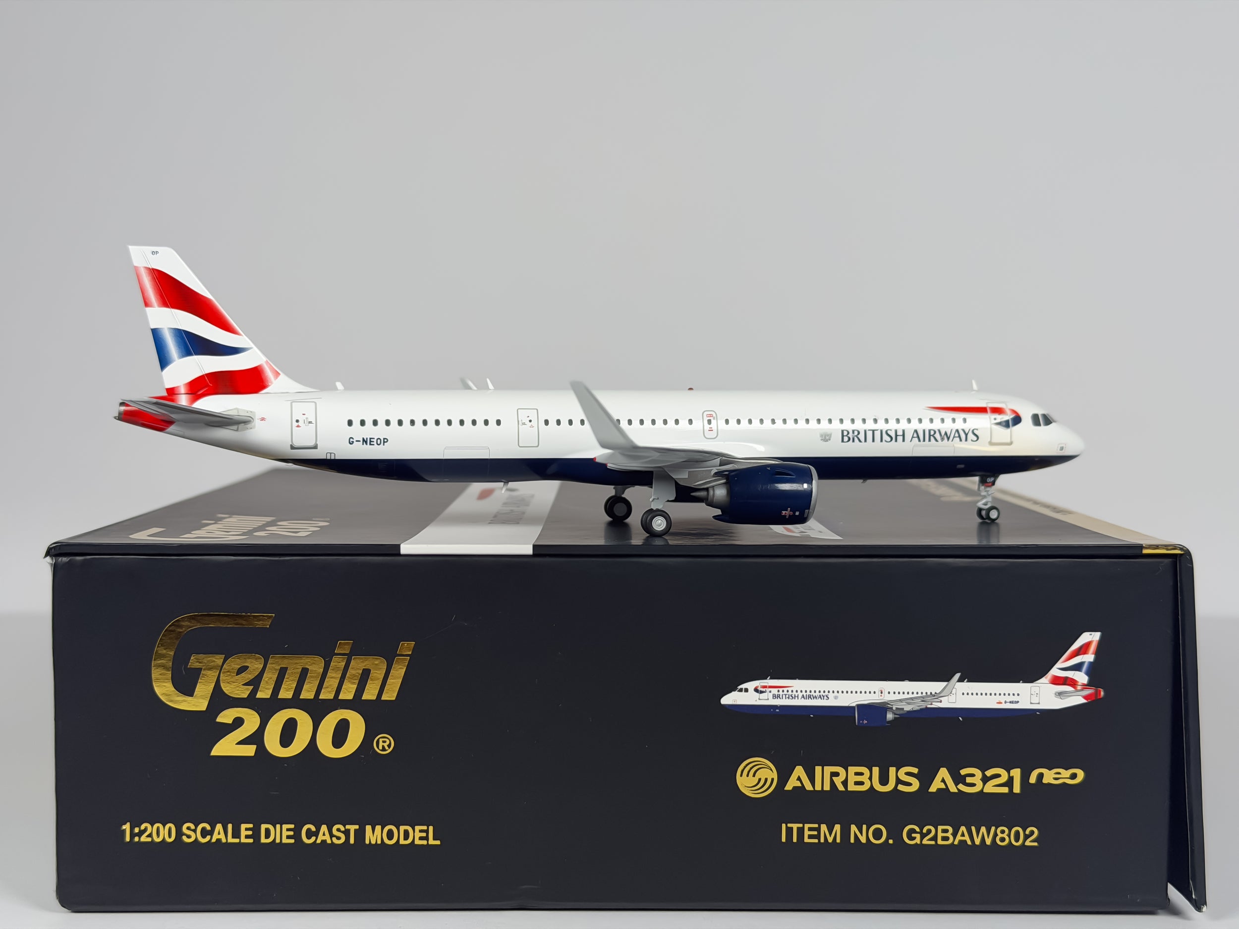 British Airways Airbus A321neo 1:200 Gemini Jets G-NEOP (G2BAW802)