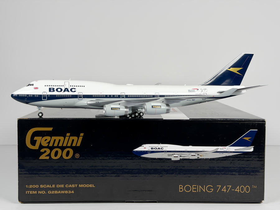 British Airways Boeing 747-400 1:200 Gemini Jets G-BYGC (G2BAW834)