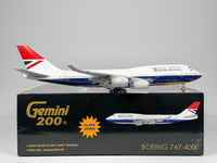 British Airways Boeing 747-400 1:200 Gemini Jets G-CIVB (G2BAW841F) (Flaps Down Version)