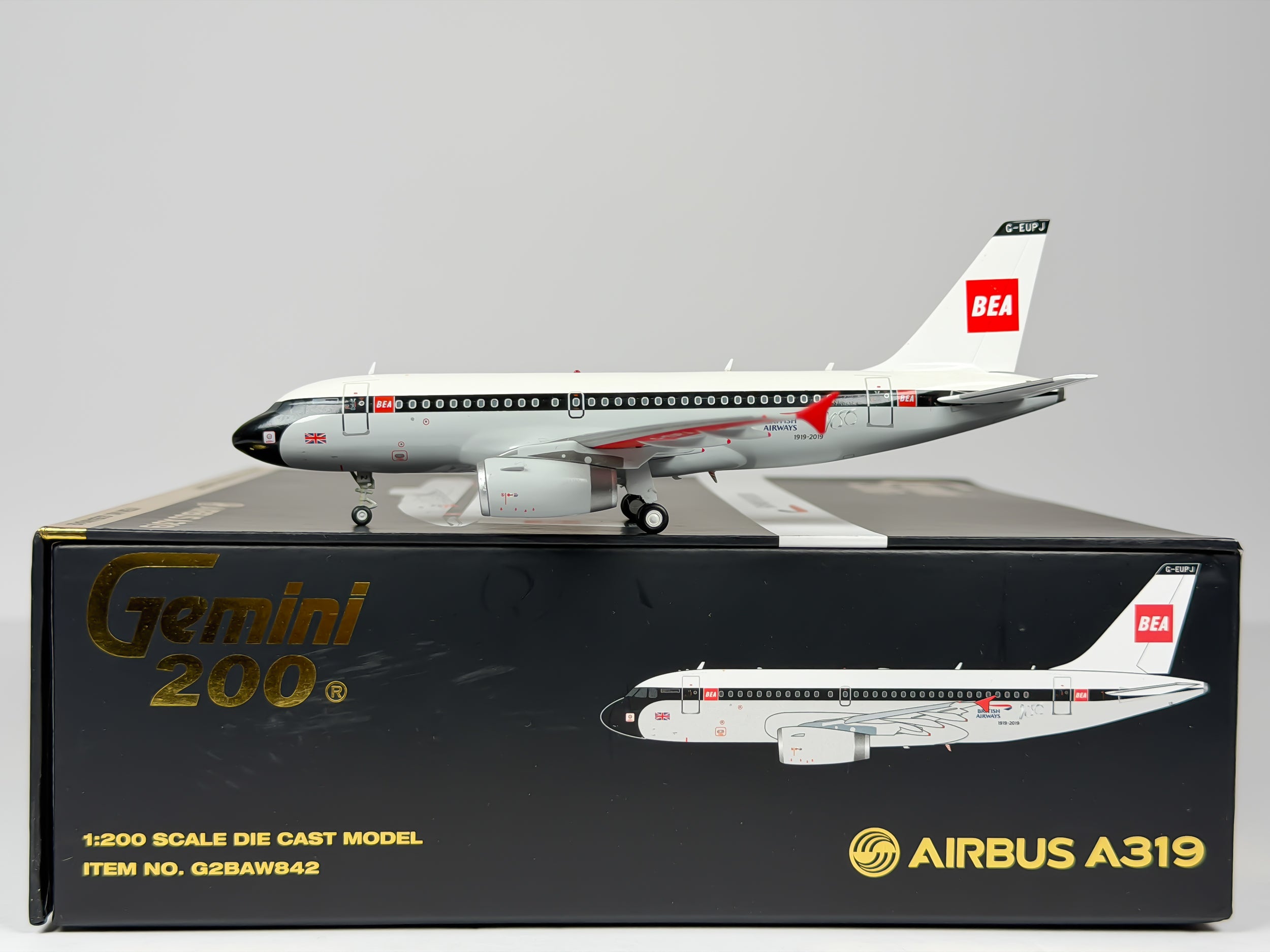 British Airways Airbus A319 1:200 Gemini Jets G-EUPJ (G2BAW842)