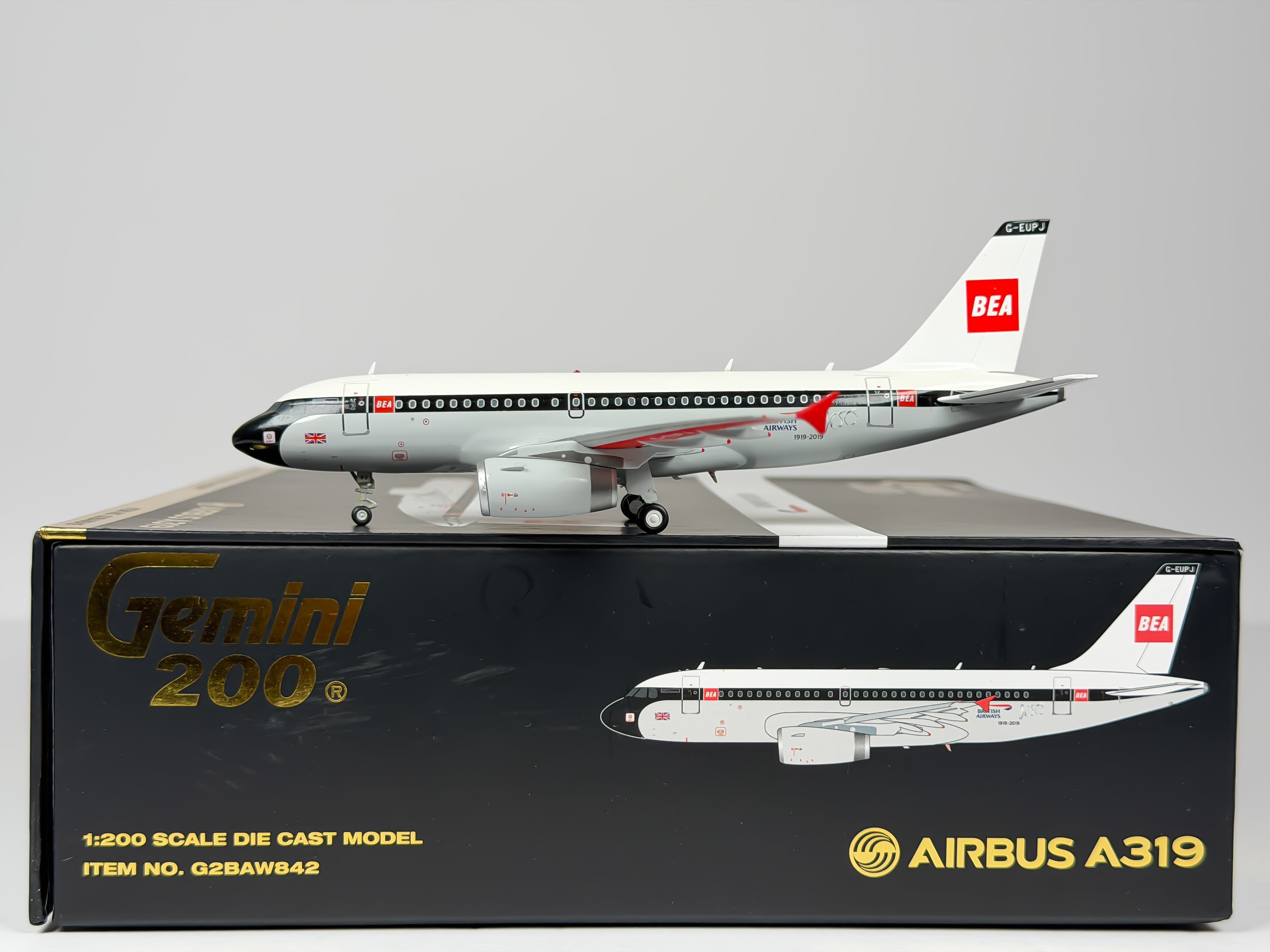 British Airways Airbus A319 1:200 Gemini Jets G-EUPJ (G2BAW842)