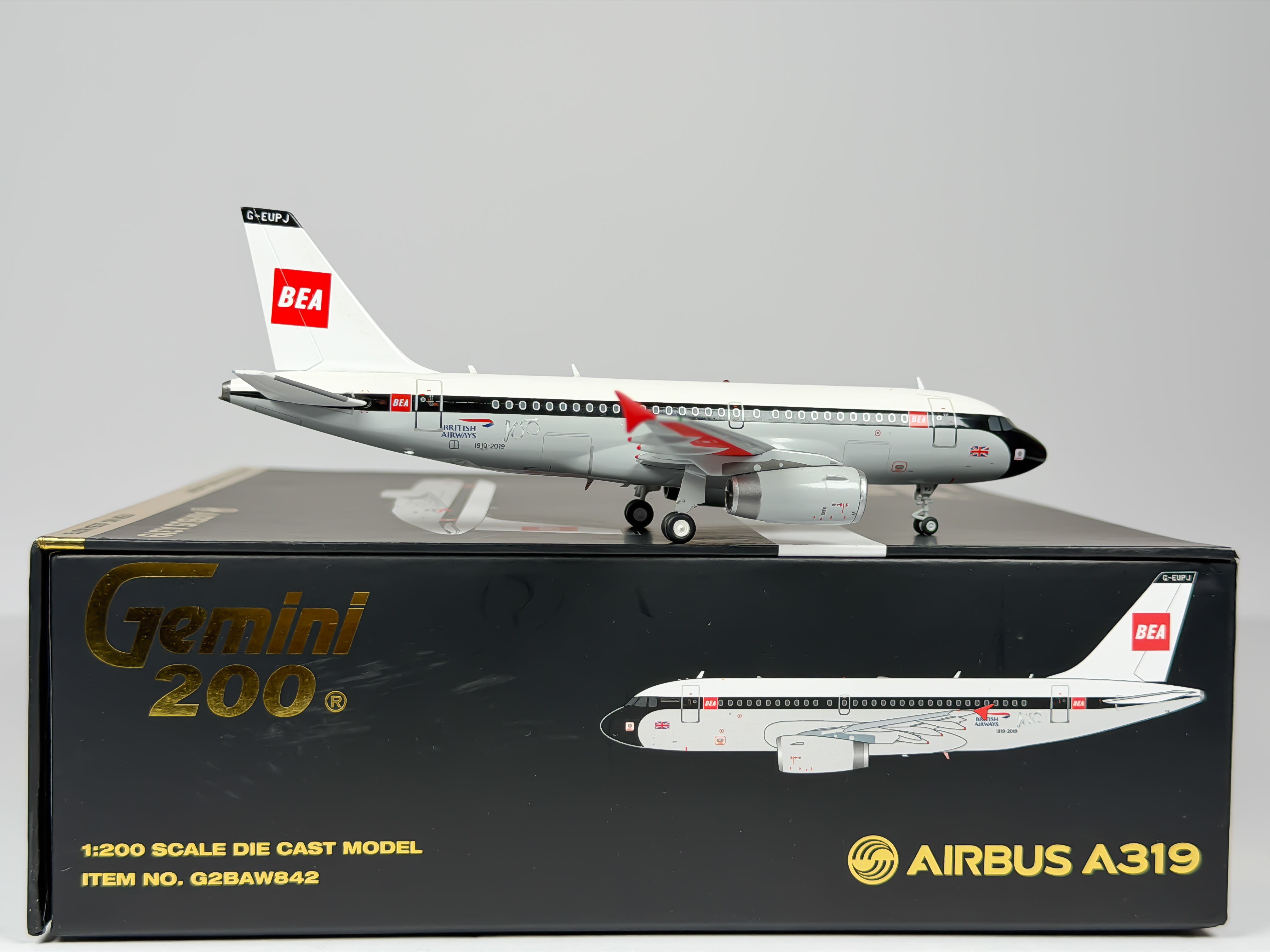 British Airways Airbus A319 1:200 Gemini Jets G-EUPJ (G2BAW842)