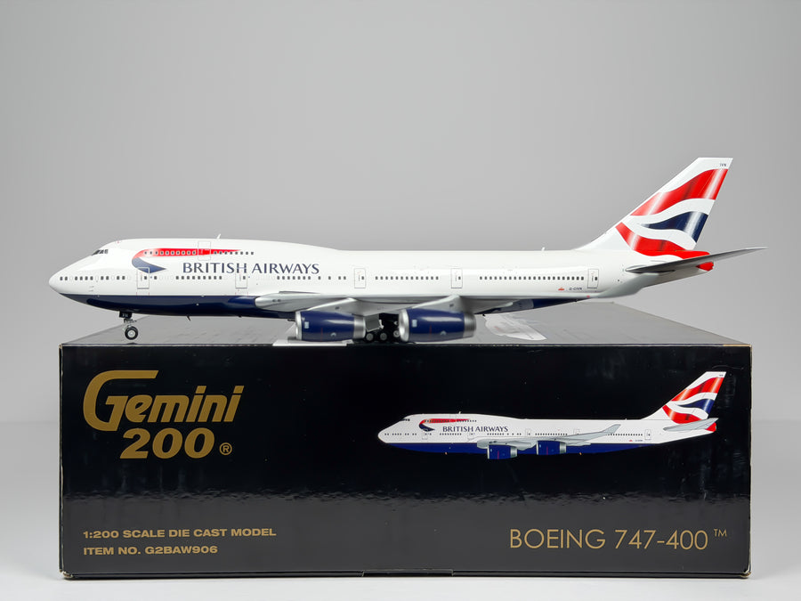 British Airways Boeing 747-400 1:200 Gemini Jets G-CIVN (G2BAW906)