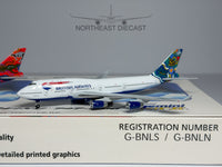 British Airways Boeing 747-400 1:400 Gemini Jets G-BNLS & G-BNLN (G2BAWSET2)