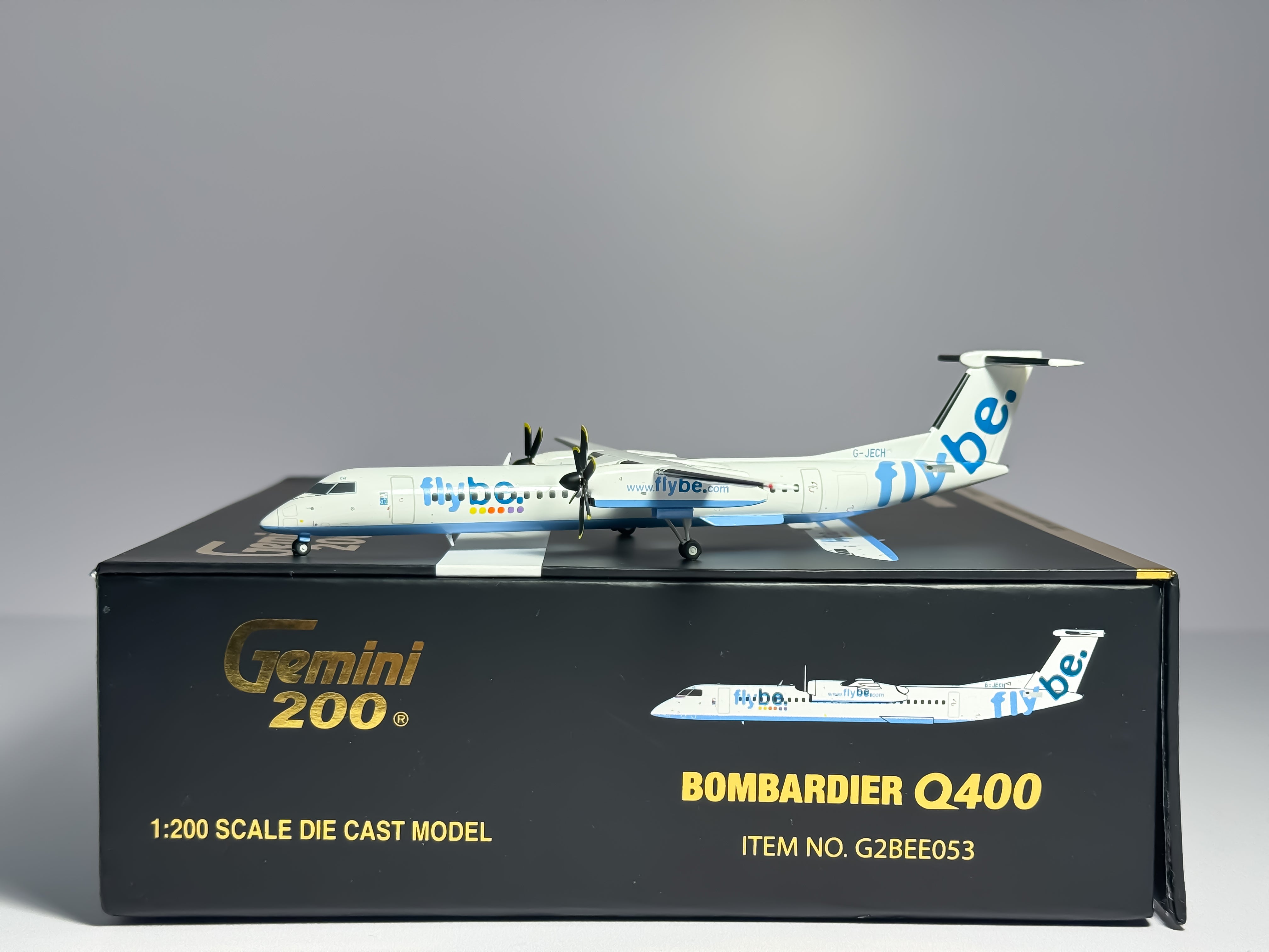 Flybe De Havilland Q400 1:200 Gemini Jets G-JECH (G2BEE053)