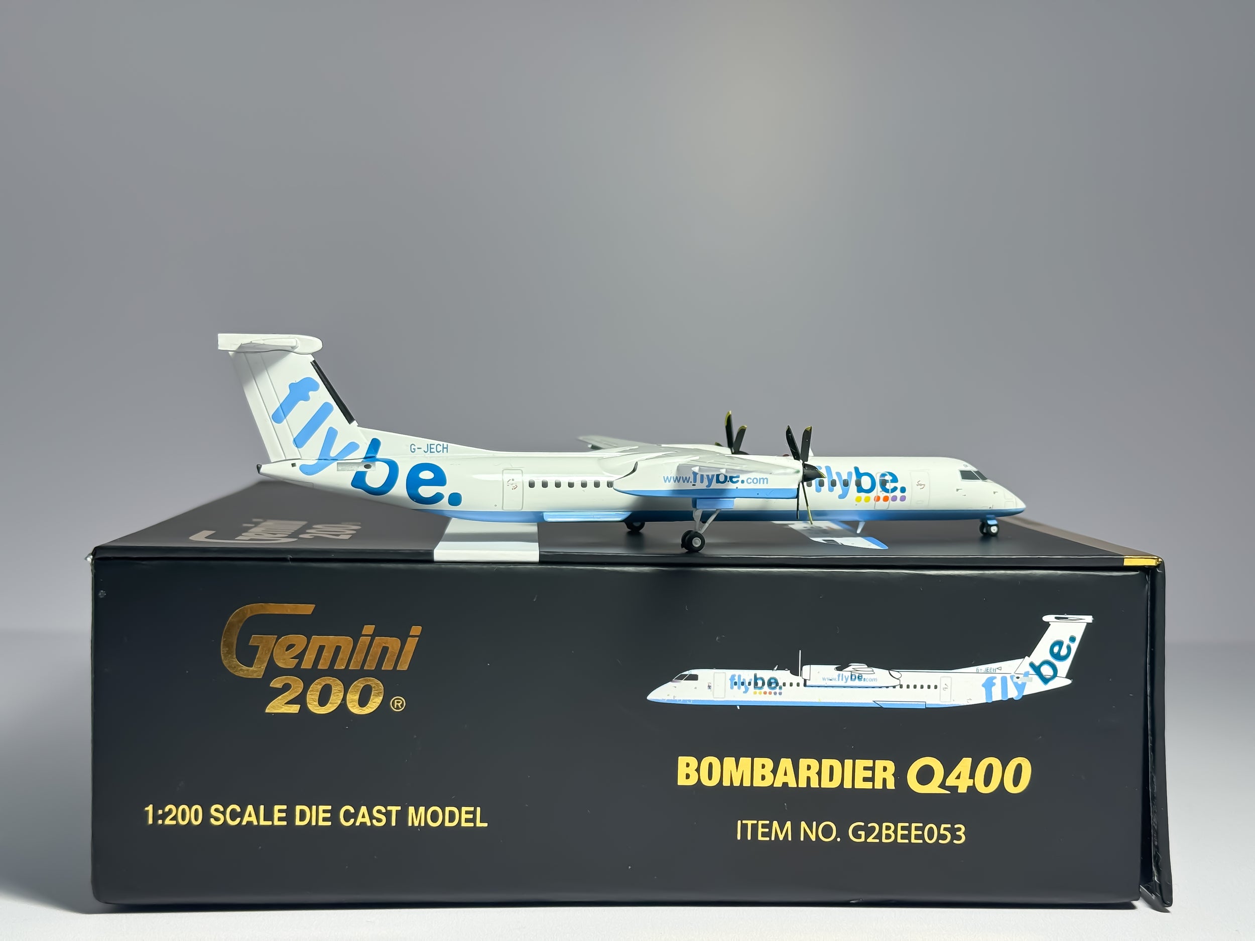 Flybe De Havilland Q400 1:200 Gemini Jets G-JECH (G2BEE053)