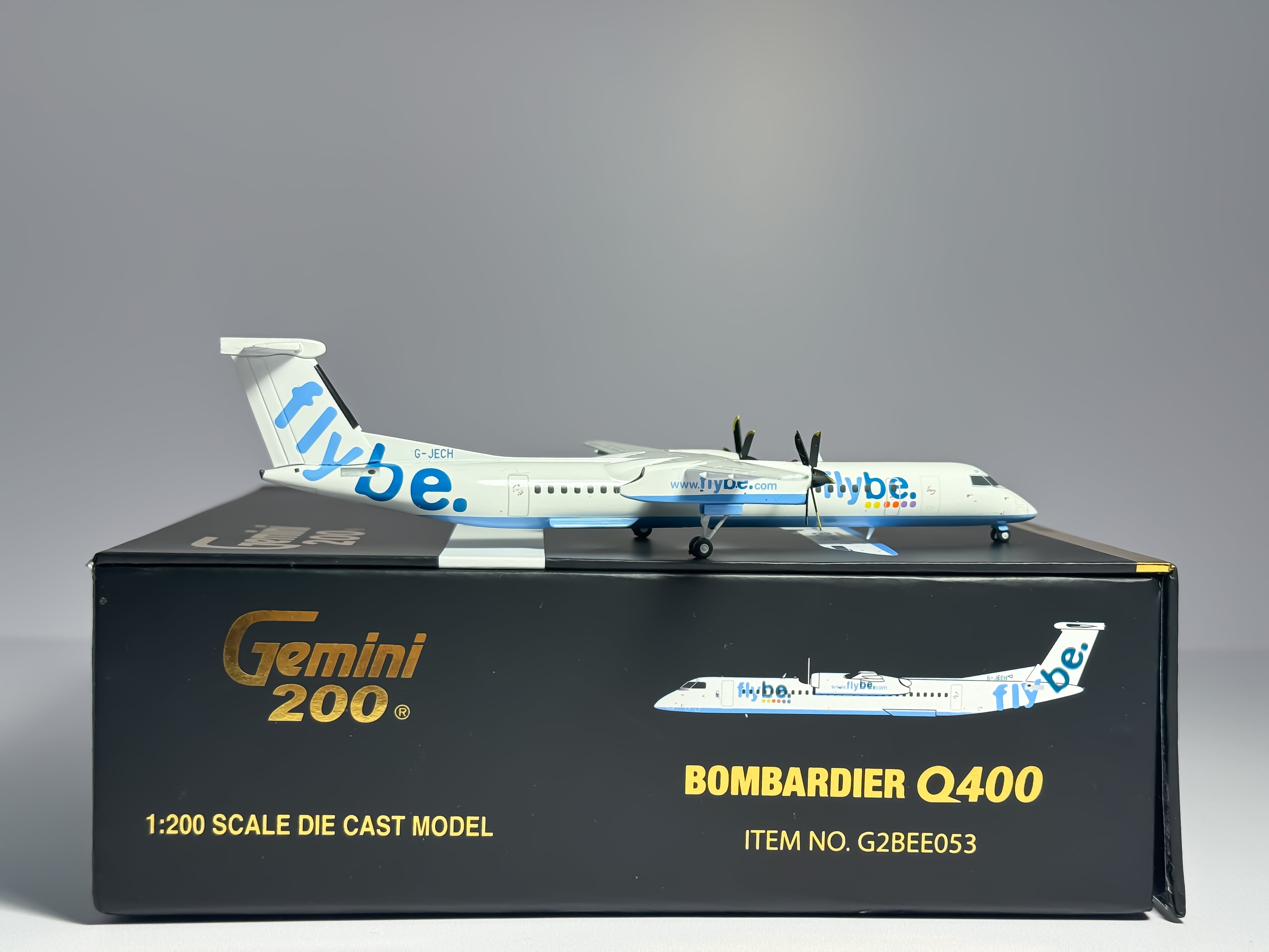 Flybe De Havilland Q400 1:200 Gemini Jets G-JECH (G2BEE053)