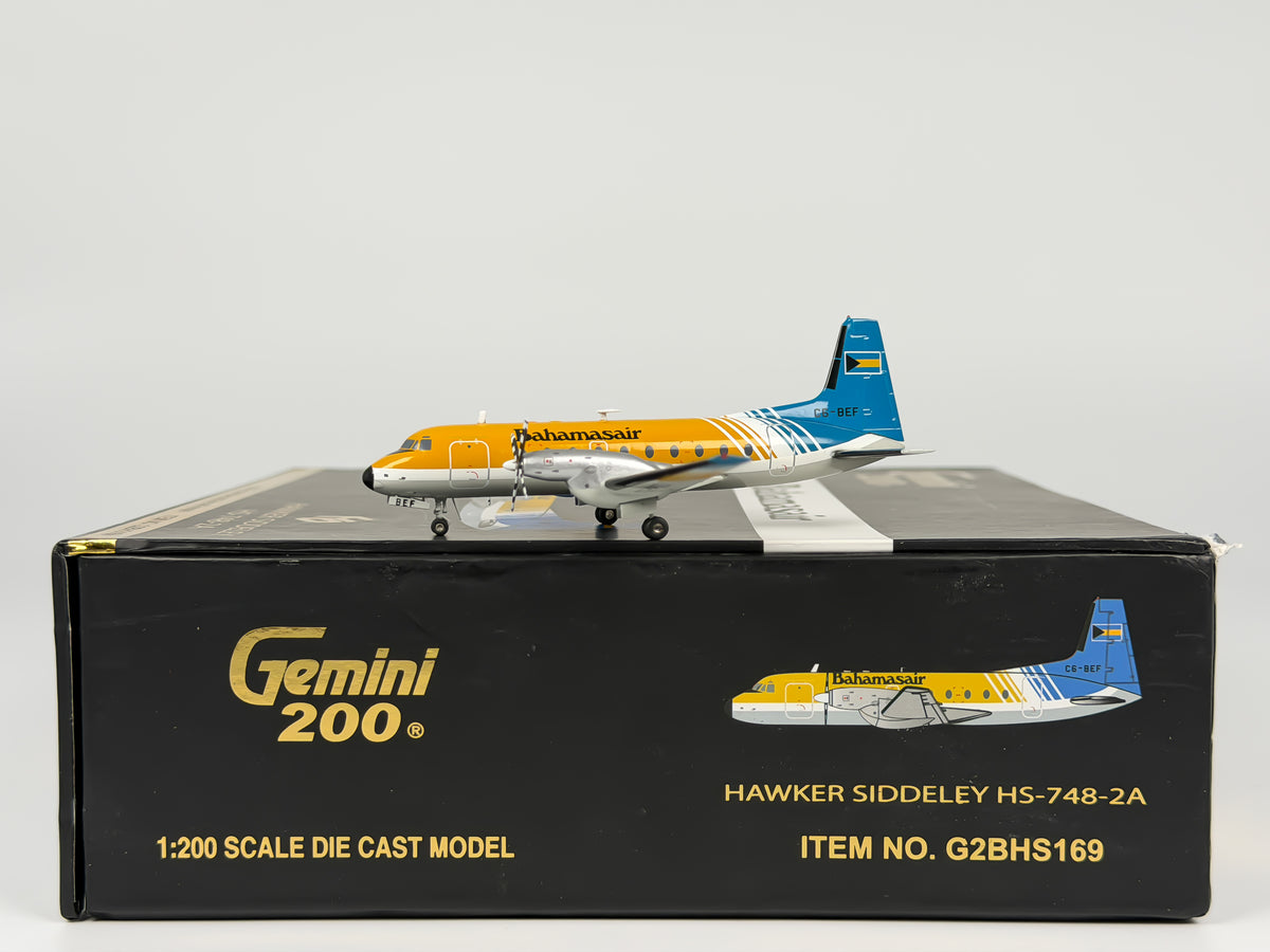 Bahamasair Hawker Siddeley HS-748 1:200 Gemini Jets C6-BEF (G2BHS169)