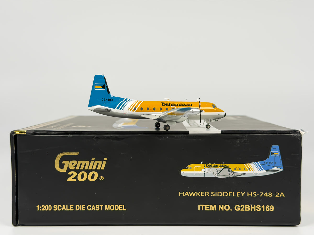 Bahamasair Hawker Siddeley HS-748 1:200 Gemini Jets C6-BEF (G2BHS169)