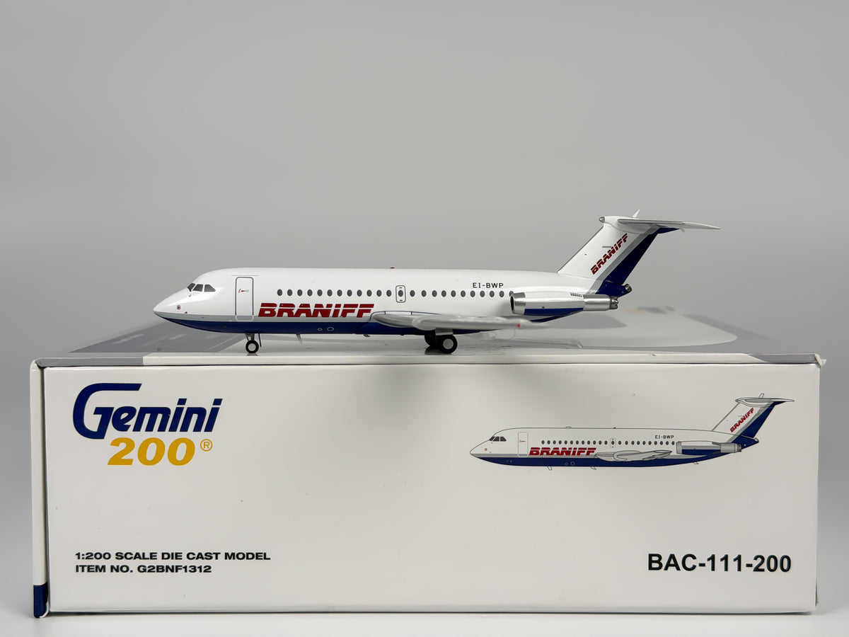 Braniff II BAC 1-11 1:200 Gemini Jets EI-BWP (G2BNF1312)