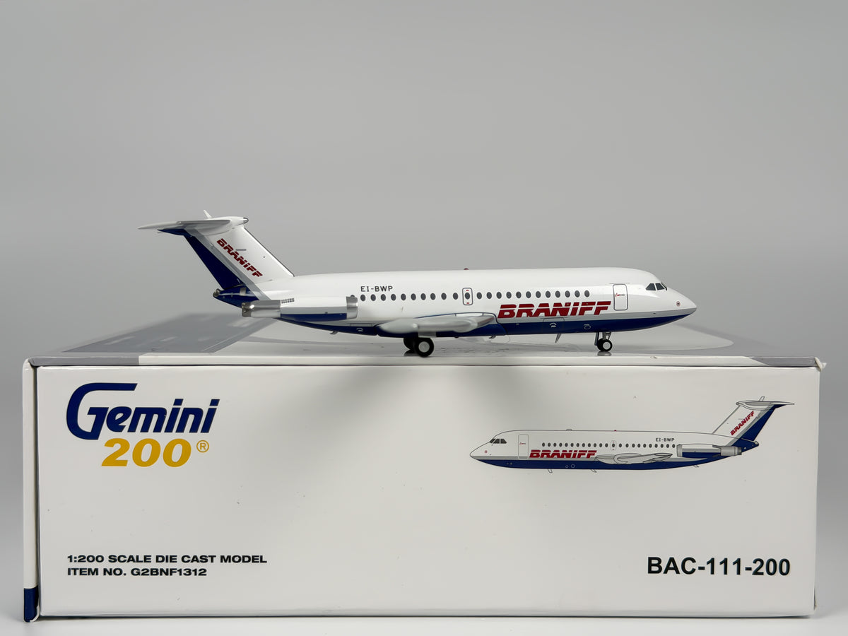 Braniff II BAC 1-11 1:200 Gemini Jets EI-BWP (G2BNF1312)