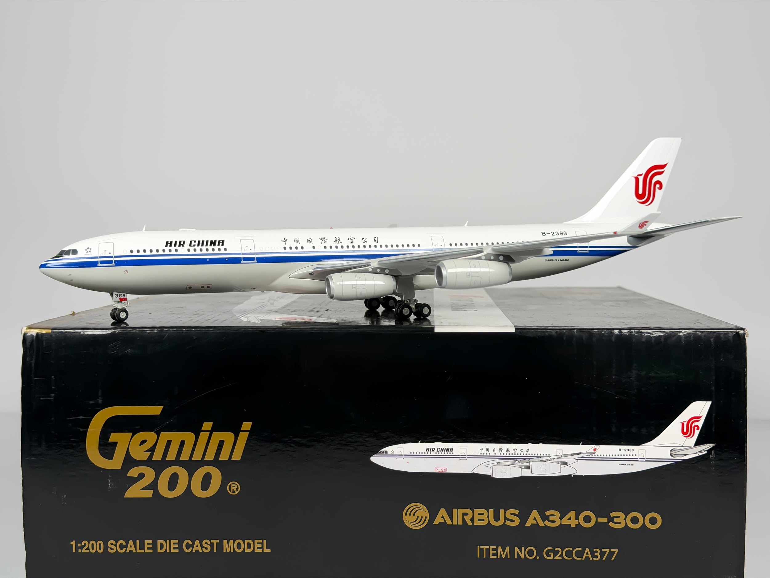 Air China Airbus A340-300 1:200 Gemini Jets B-2389 (G2CCA377)