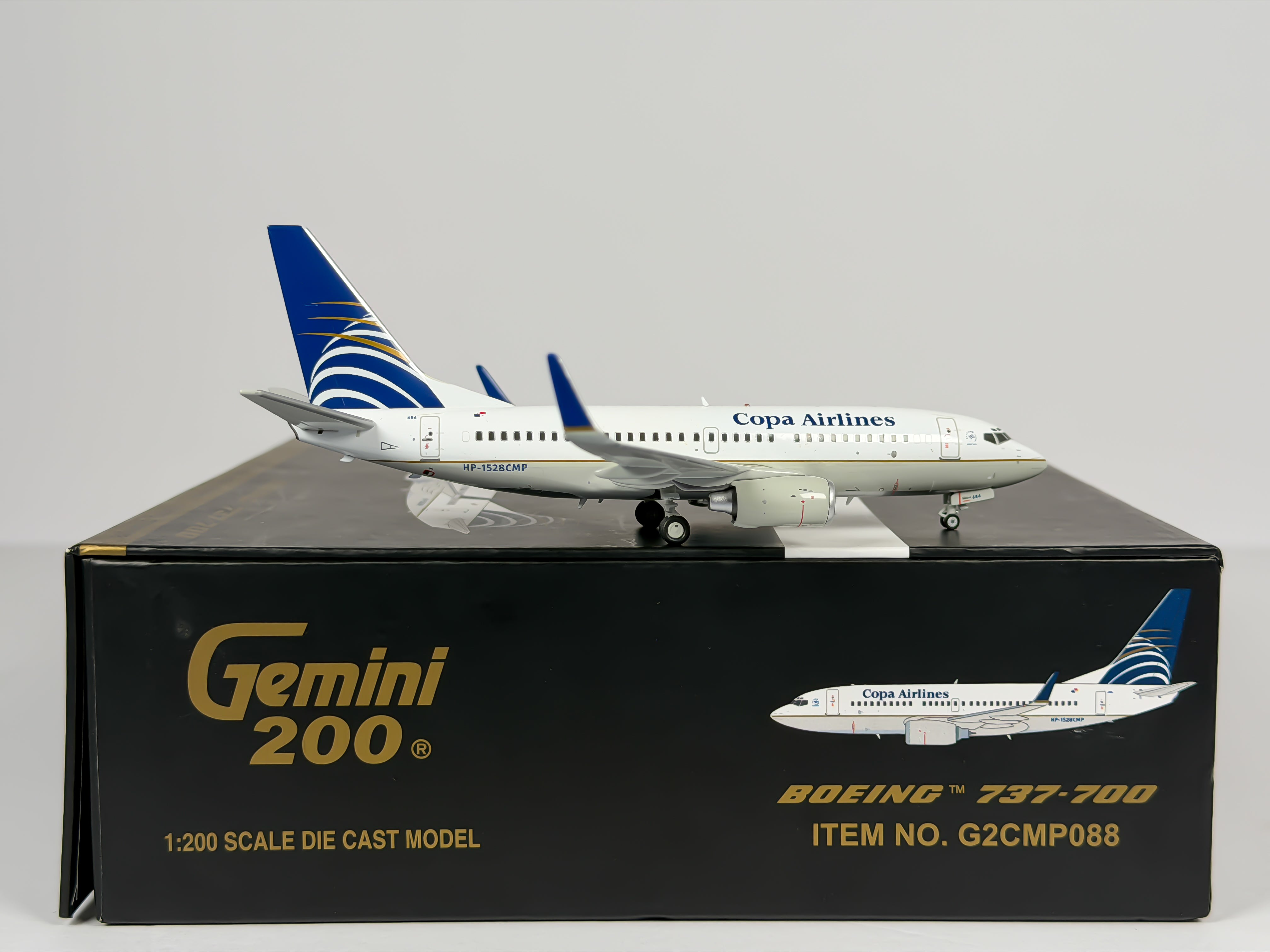 Copa Airlines Boeing 737-700 1:200 Gemini Jets HP-1528CMP (G2CMP088)